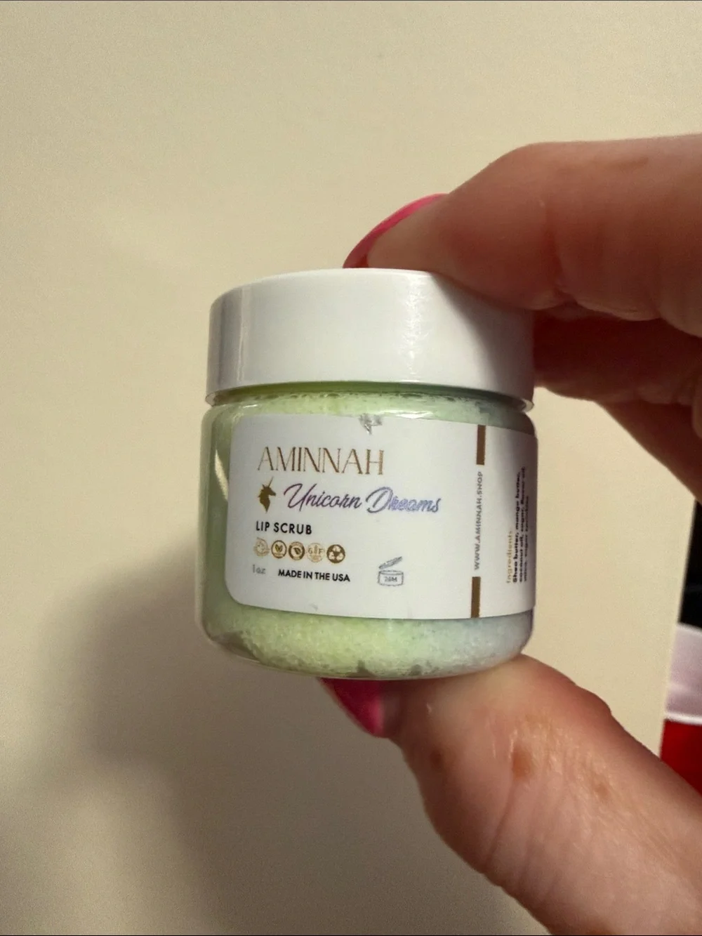 AMINNAH Unicorn Dreams Lip Gloss & Lip Scrub Duo - (2 Pieces)